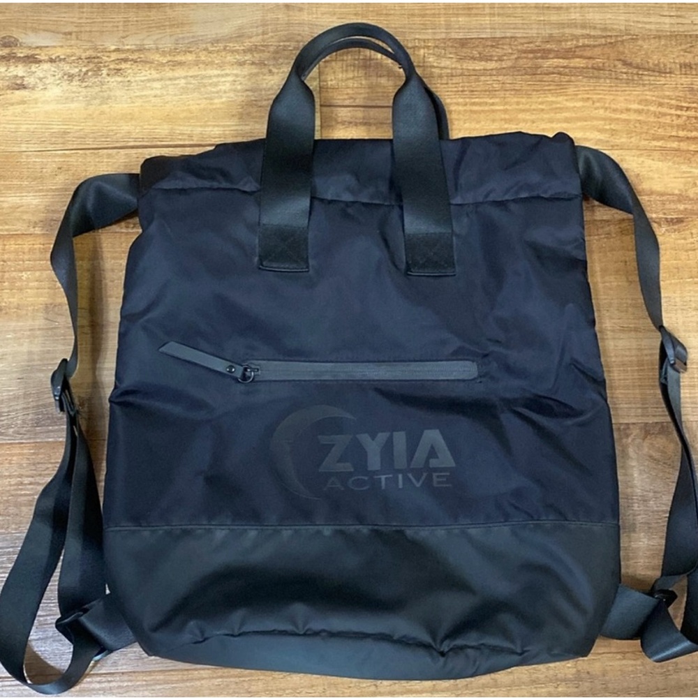 Zyia Black Backpack Durable Versatile Design - image 1